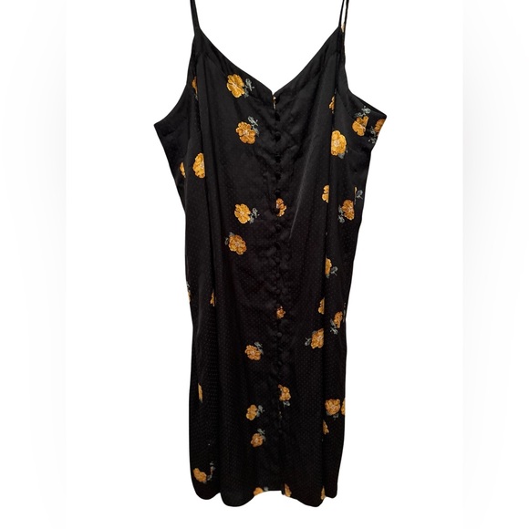 Madewell floating florets button front slipdress - Picture 2 of 5